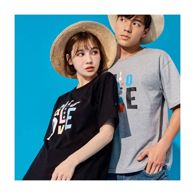 【OB 】美國棉情侶系列 印花短袖上衣女 《KL1078》