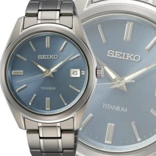 【SEIKO 精工】CS系列 經典簡約鈦金屬腕錶(6N52-00B0B/SUR371P1)