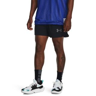 【UNDER ARMOUR】UA官方直營 男 BASELINE 5吋籃球短褲 運動短褲 1380302-001(黑色)