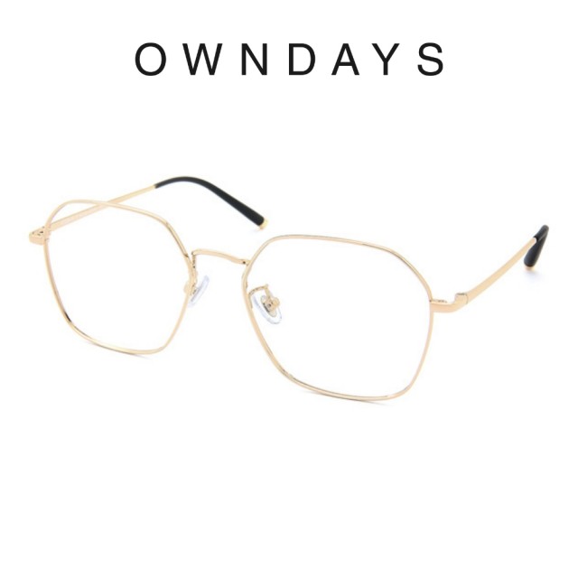 【OWNDAYS】+NICHE系列 文青金屬款光學眼鏡(NC3009K-0S C3)