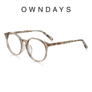【OWNDAYS】+NICHE系列 清新透明款光學眼鏡(NC3021J-3S C3)