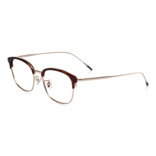 【OWNDAYS】John Dillinger系列 眉形鏡款鈦金屬框光學眼鏡(JD1034B-0A C2)