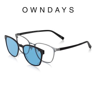 【OWNDAYS】SNAP系列磁吸式兩用光學偏光墨片鏡框(SNP1016N-2S C3)