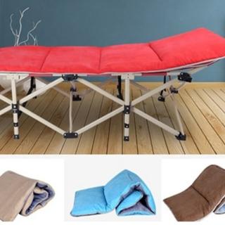 【May Shop】戶外休閒/辦公室午休折疊床 行軍床(附活動床墊 3秒收摺)