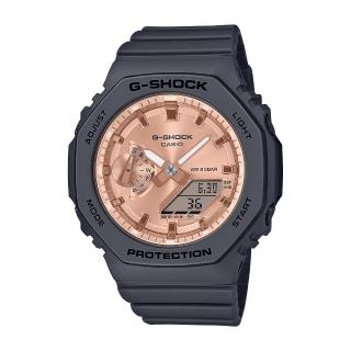 【CASIO 卡西歐】G-SHOCK極簡雅緻雙顯錶(GMA-S2100MD-1A)