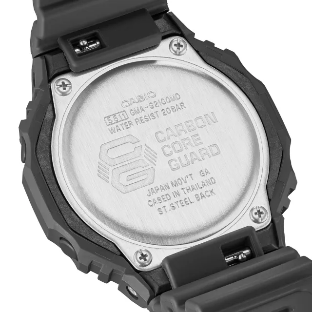 CASIO 卡西歐G SHOCK極簡雅致雙顯錶GMA SMDA   momo購物網