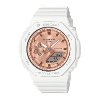 【CASIO 卡西歐】G-SHOCK極簡雅致雙顯錶(GMA-S2100MD-7A)