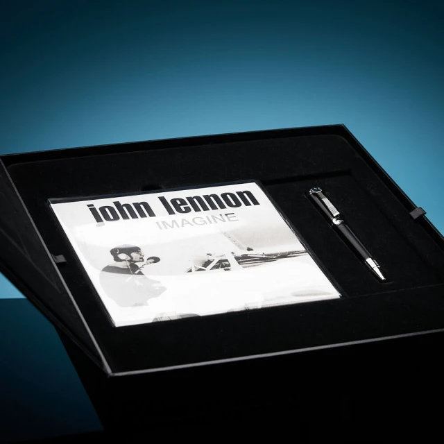 【MONTBLANC 萬寶龍】音樂家系列 約翰藍儂John Lennon 限量特別版原子筆(黑色)