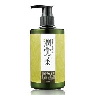 【茶寶 潤覺茶】茶樹綠茶輕感淨化沐浴露350ml(3瓶組)
