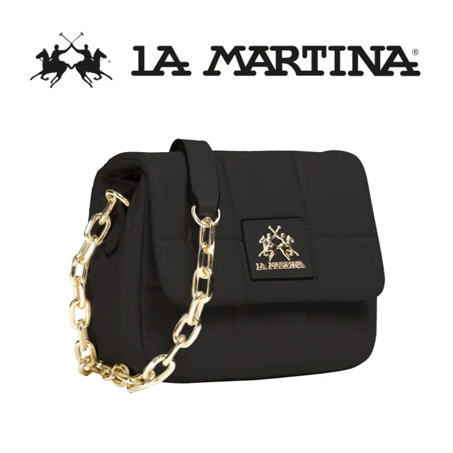 【LA MARTINA】雙11 義大利原裝進口 限量2折 頂級金標雲朵皮革肩背包 1142T 全新專櫃展示品
