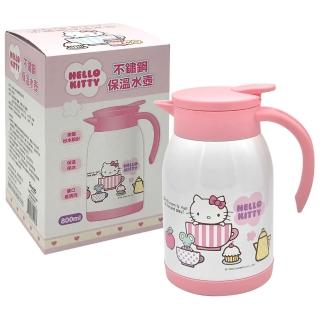 【SANRIO 三麗鷗】Hello Kitty不鏽鋼保溫水壺800ml(臺灣正版授權)