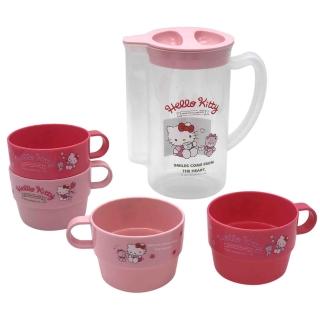 【SANRIO 三麗鷗】Hello Kitty四杯壺組(3件組)