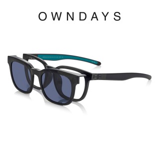 【OWNDAYS】SNAP系列磁吸式兩用光學偏光墨片鏡框(SNP2016A-3S C3)