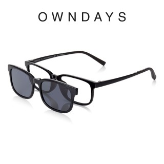 【OWNDAYS】SNAP系列磁吸式兩用光學偏光墨片鏡框(SNP2012N-2S C3)