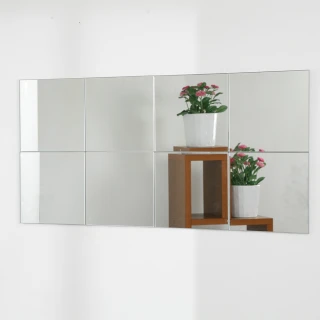 【BuyJM】莉亞加大版壁貼鏡/裸鏡/8片組(30*30cm)