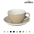 【LOVERAMICS 愛陶樂】蛋形系列 - 卡布奇諾杯盤組250ml(多色可選)