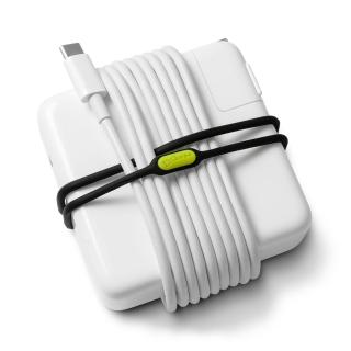 【Bone 蹦克】雙環綁 Dual Cord Tie 捲線器 電線收納 一組3入(收線器 捲線器 無毒認證矽膠)