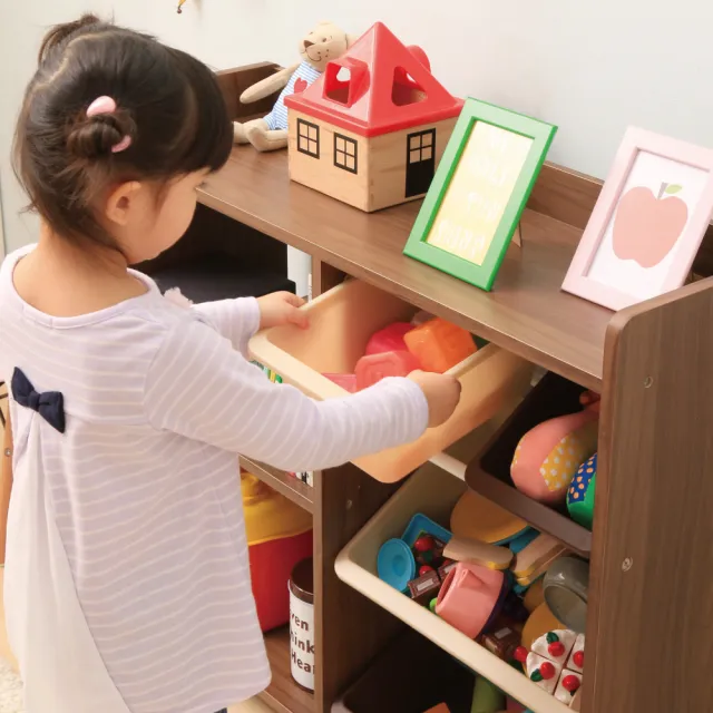 【IRIS】兒童玩具書櫃收納架 HTHR-34(兒童玩具/收納架/兒童書架/書架/收納櫃/繪本架/置物架)