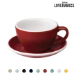 【LOVERAMICS 愛陶樂】蛋形系列 - 拿鐵杯盤組300ml(多色可選)