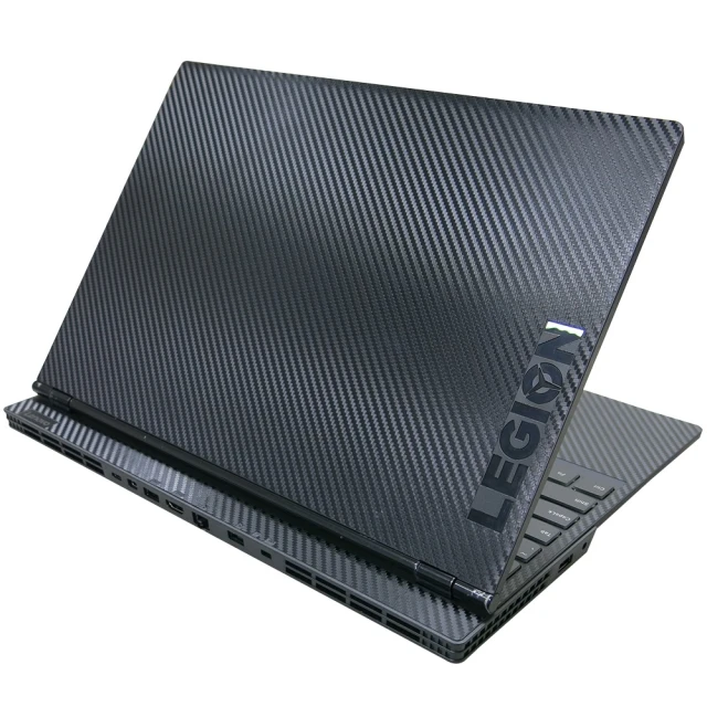 【Ezstick】Lenovo Legion Y540 15IRH 黑色立體紋機身貼(含上蓋貼、鍵盤週圍貼)