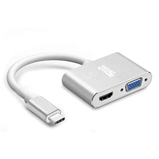 【ZA喆安】2合1 Type C Hub集線多功能USB轉接頭器(M1/M2 MacBook/平板Type-C Hub電腦周邊)