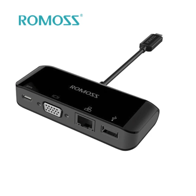 【ROMOSS】USB-C 3.1 Multiport Adapter(4合1集線器)
