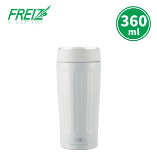 【FREIZ】日本品牌不鏽鋼真空保溫杯保冷水瓶360ml(白色)