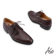 【A.S.O 阿瘦集團】職場通勤 勁步雙核心異材質綁帶紳士鞋(咖啡)