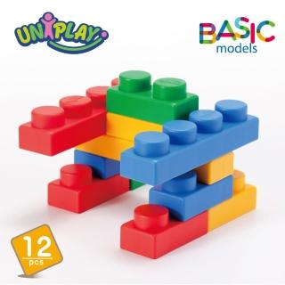 【UNiPLAY】抗菌軟積木BASIC 12入
