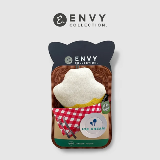 ENVY COLLECTION 貓草玩具-冰淇淋(可搭配ENVY逗貓棒及貓抓板)