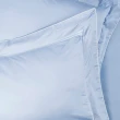 【HOLA】艾維卡埃及棉刺繡歐式枕套2入藍