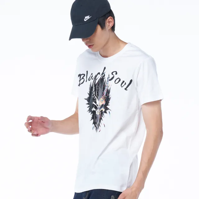 【BLUE WAY】BlackSoul爆裂鬼印花短TEE-鬼洗