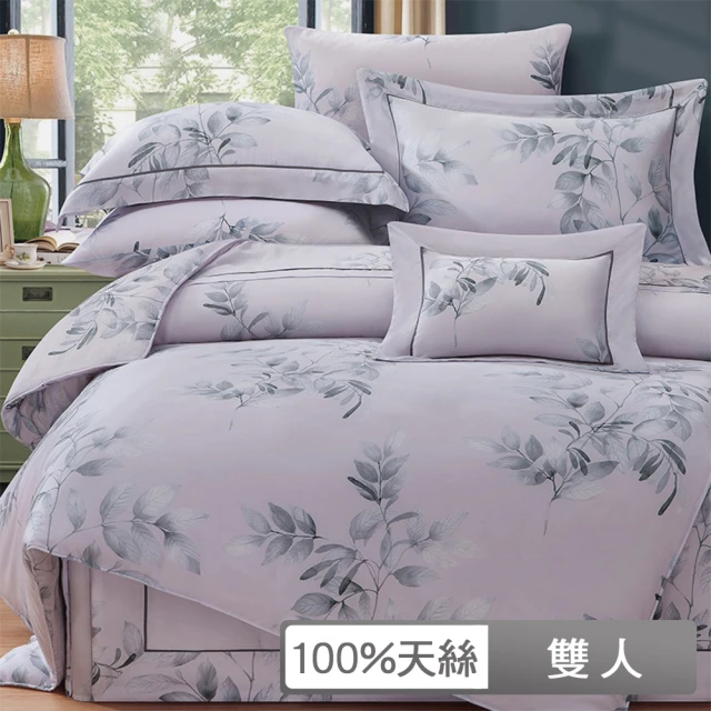 MIT iLook 防靜電法蘭絨雙人床包枕套組(森林聖誕)優