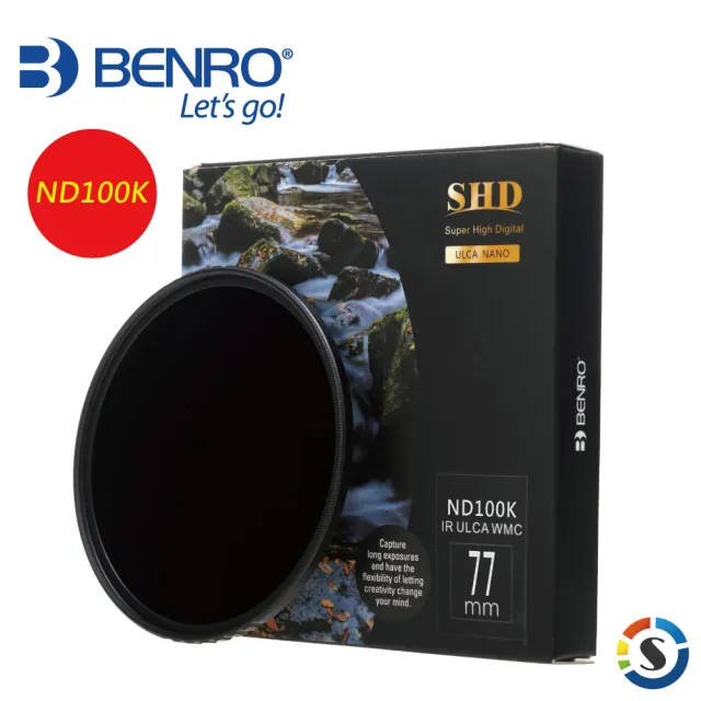 【BENRO 百諾】77mm SHD ND100000 ND100K 圓形減光鏡(勝興公司貨)