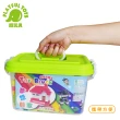 【Playful Toys 頑玩具】台灣製造-ST安全積木桶(附積木底板 STEAM玩具 創意拼裝 益智遊戲 兒童禮物)