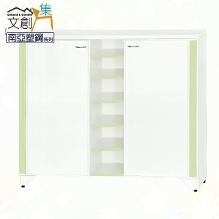 【文創集】凱斯 環保4.5尺南亞塑鋼開門鞋櫃