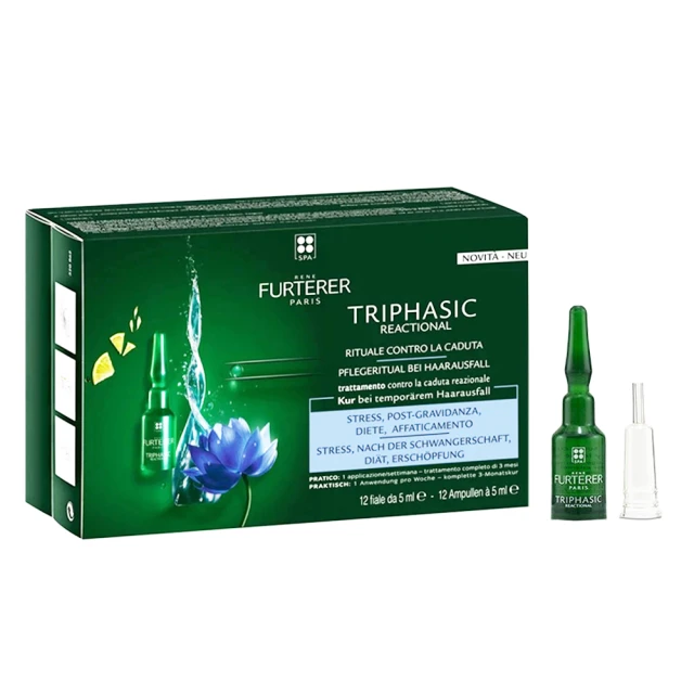 【RENE FURTERER 萊法耶】荷那法蕊-三項水湛蓮能量調理液 5mlx12支(原廠公司貨)
