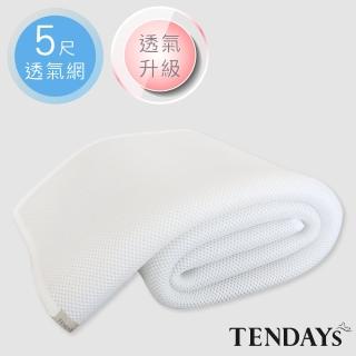 【TENDAYS】立體蜂巢透氣網5尺組合(標準雙人床用三件組_5尺+枕套X2)