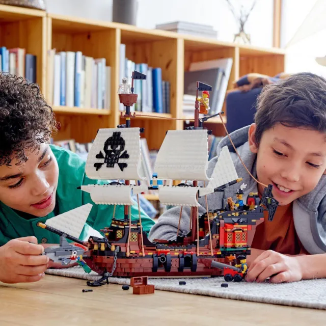 【LEGO 樂高】創意百變系列3合1 31109 海盜船(海盜玩具 模型拼砌)