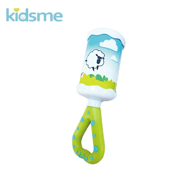 【kidsme】噴水玩具+羊咩咩手搖鈴+冰棒兩用固齒器(玩具)