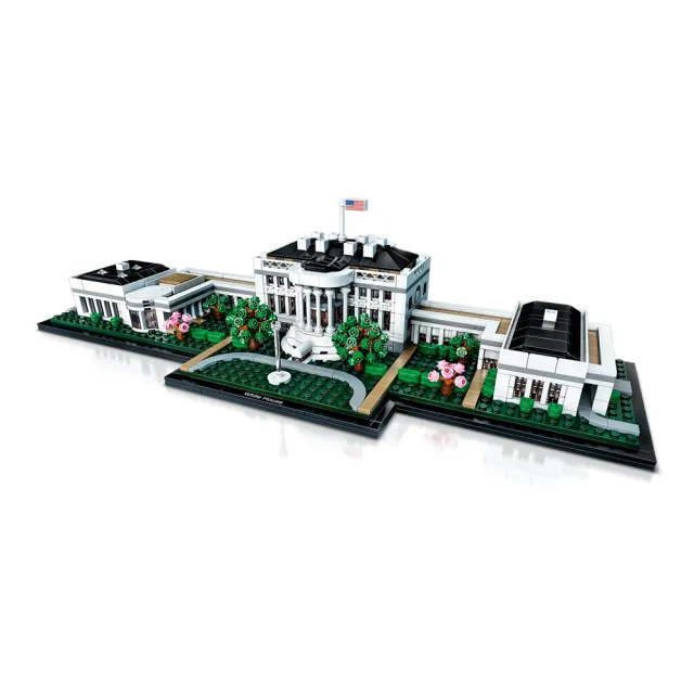 【LEGO 樂高】建築系列 21054 白宮(模型積木 建築設計)