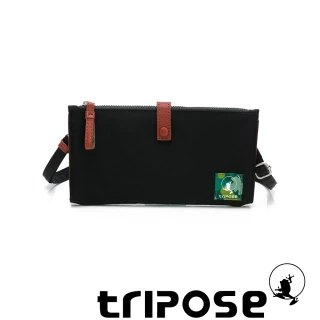 【tripose】MIN兩用皮夾包(潮感黑)