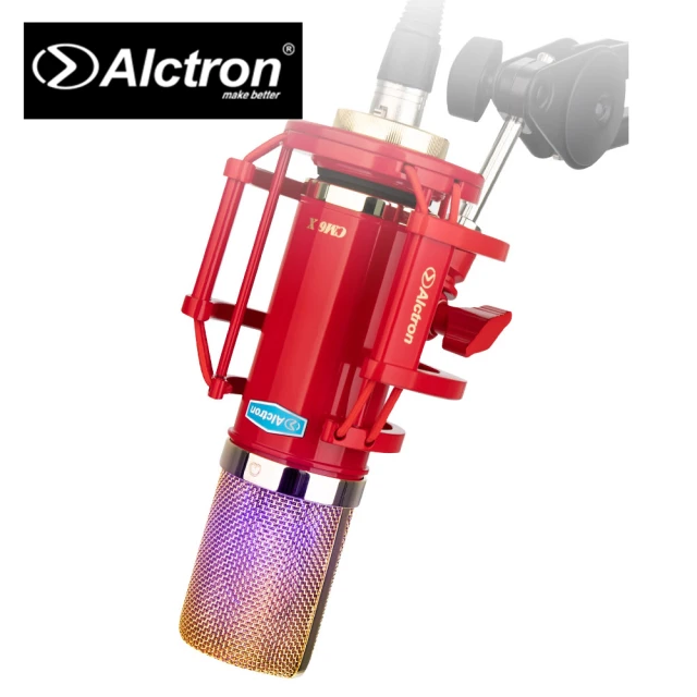 ALCTRON CM6X 大振膜直播錄音 XLR 電容麥克風(原廠公司貨 商品保固有保障)