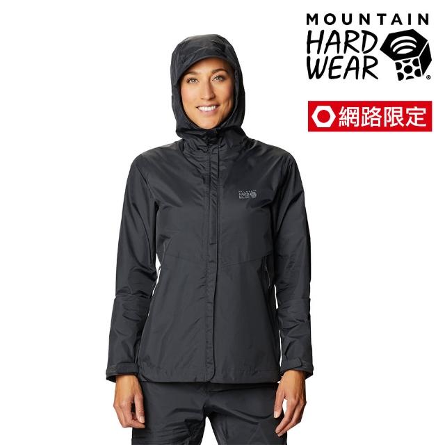 【Mountain Hardwear】Acadia Jacket 輕量防水外套 女款 深風暴灰 #1874551