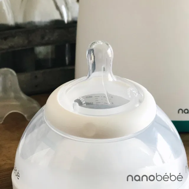 【nanobebe】360°雙防脹氣配速奶嘴(2入)