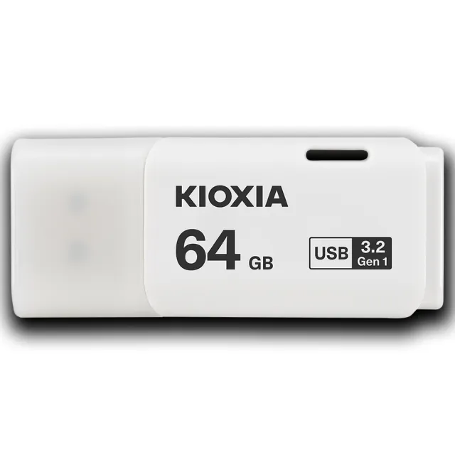 【KIOXIA  鎧俠】U301 USB3.2 Gen1 64GB 隨身碟 白