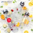 【FUJI-GRACE 日本富士雅麗】買1送1_高硼矽耐熱手提玻璃瓶800ml 贈潛水布提袋(FJ-922*2)