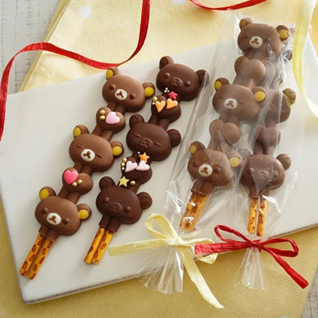 【KAI 貝印】拉拉熊巧克力棒模- 3格 DN-0209(巧克力模)