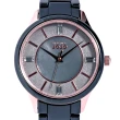 【NATURALLY JOJO】低調奢華時尚陶瓷腕錶-JO96970-85F(鐵灰/36mm)