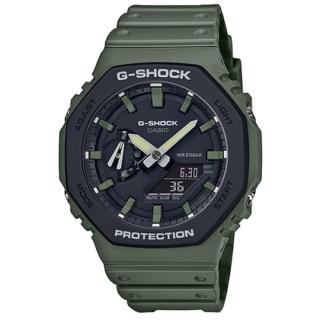 【CASIO 卡西歐】農家八角衝力腕錶(GA-2110SU-3A)